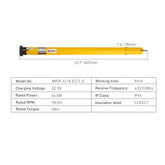 Zigbee Blinds Motor Rechargeable,Smart motor for 2"(50mm) roller blinds,work with Alexa,Googlehome,Smartthing-Working for Motorized Roller Blinds or Electric Awning